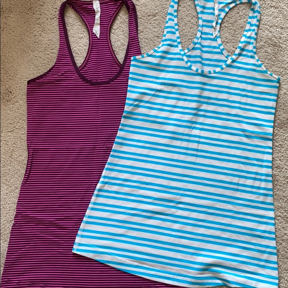 Lululemon two racer back tanks